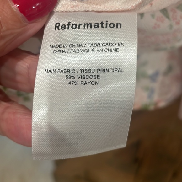 NWT Size Small Reformation Laurent Wrap Dress - Picture 6 of 11